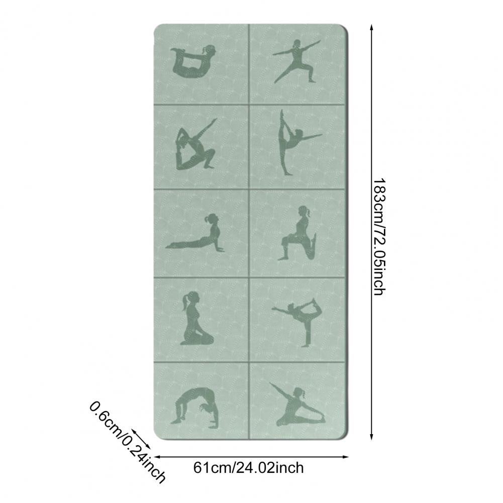 Home Gym On Carpet - Складной коврик для йоги, очень портативный,