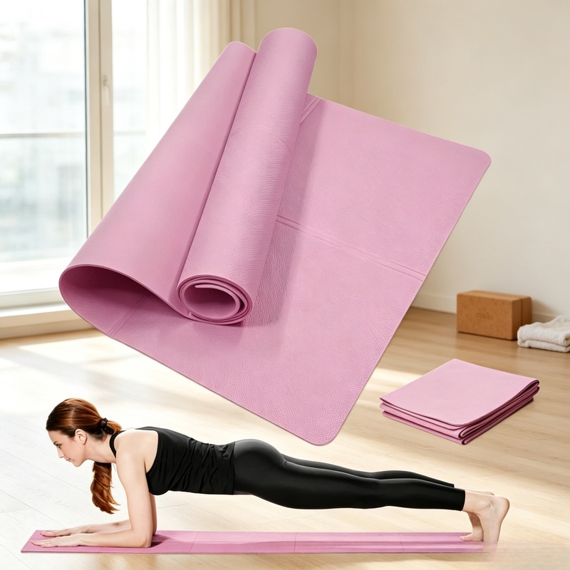 Home Gym On Carpet - Противоскользящий коврик для йоги и фитнеса