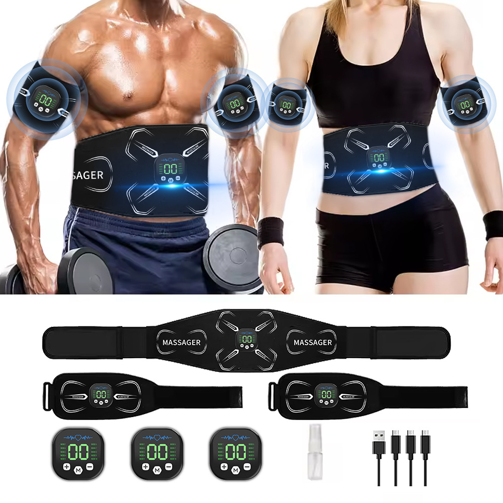 Home Gym Electric Machine - Электростимулятор мышц EMS: тренажер для пресса,