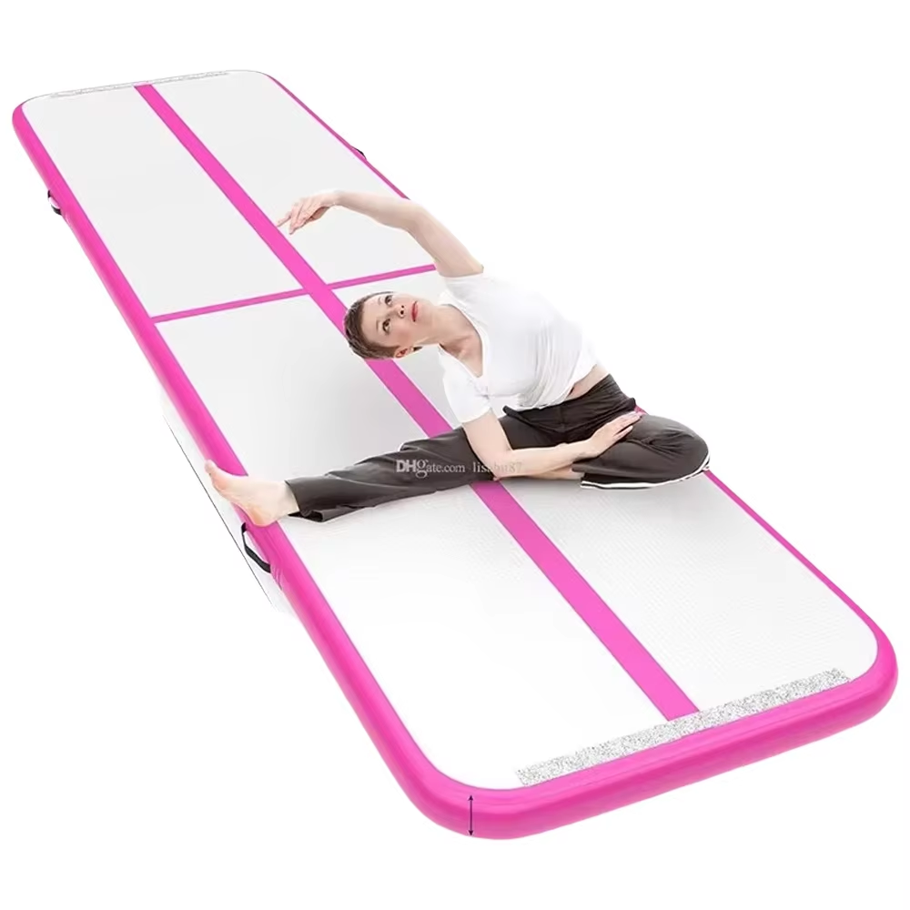 Home Gym On Carpet - Надувной гимнастический мат 1-3 м для