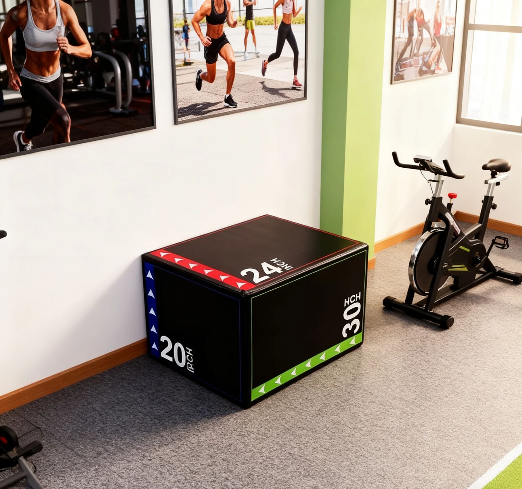Коробка для прыжков 3-в-1, пли – обзор и цена Home Gym On Carpet