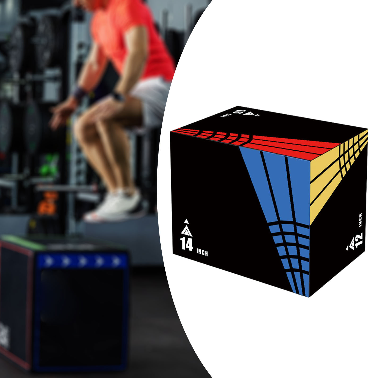 Коробка для прыжков 3-в-1, пли – обзор и цена Home Gym On Carpet