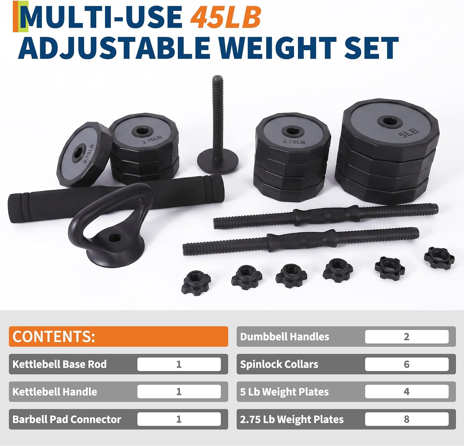 Набор регулируемых гантелей 45 – обзор и цена Home Gym Dumbbell Set