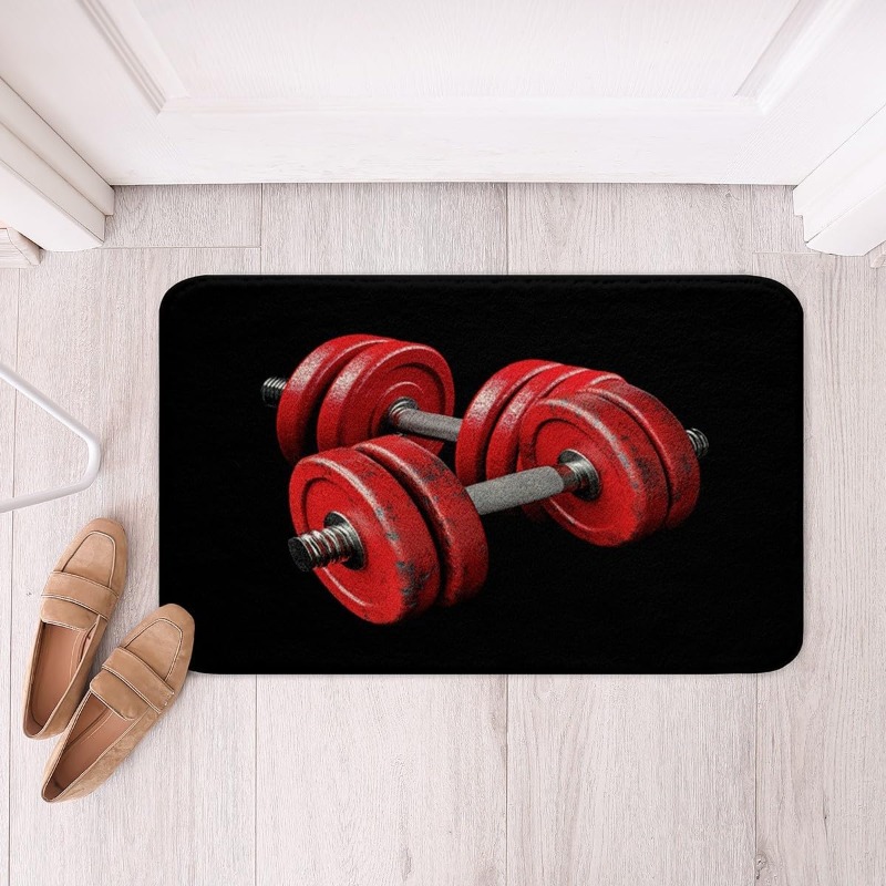 Коврик для фитнеса с надписью  – обзор и цена Home Gym On Carpet