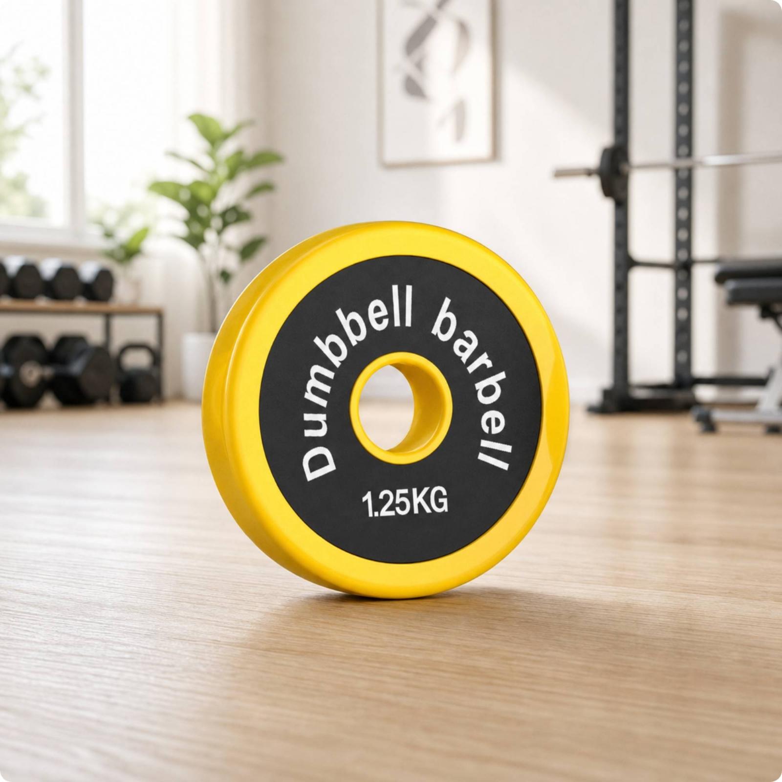 Желтый чугунный гантельный дис – обзор и цена Home Gym Yellow