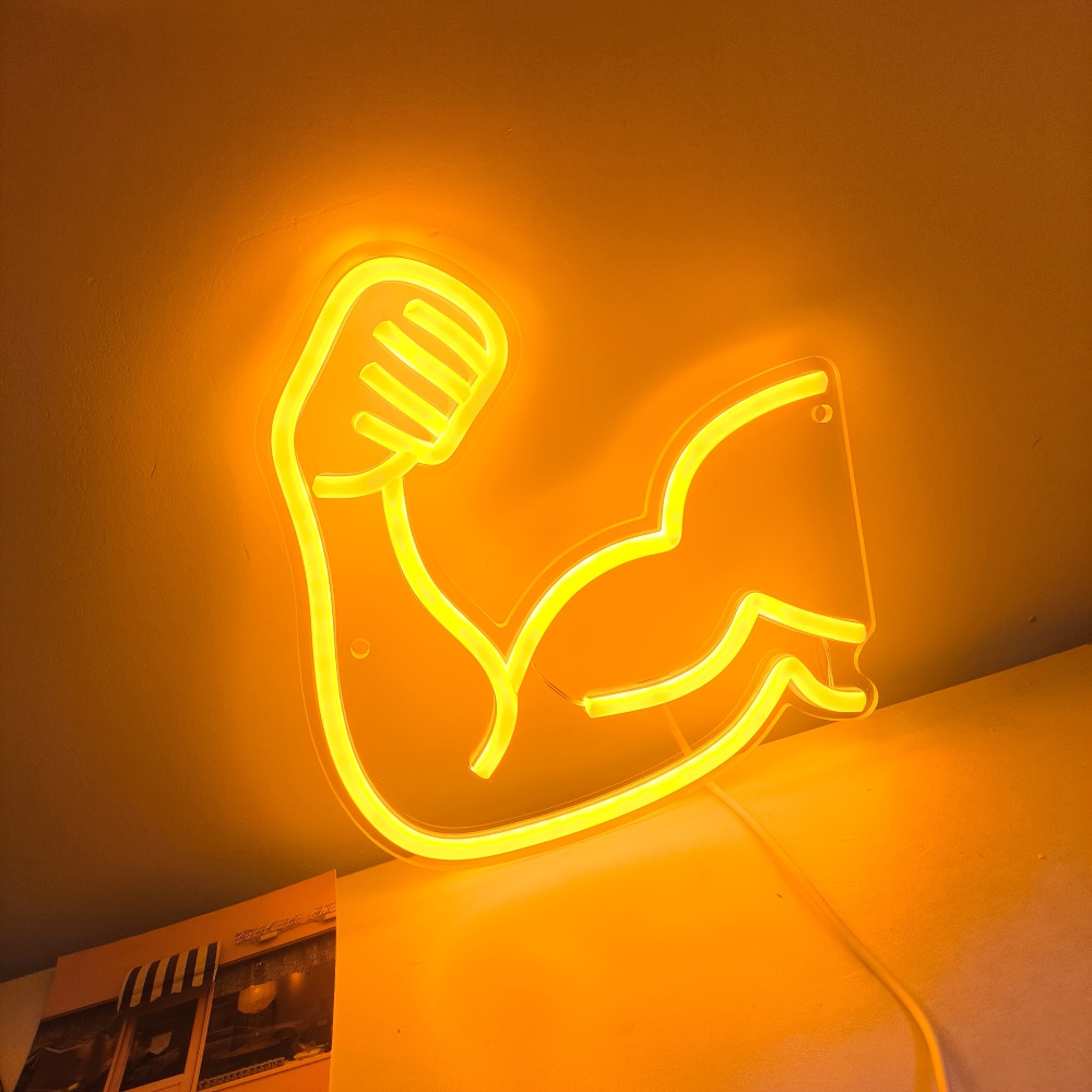Неоновая вывеска «Фитнес-мотив – обзор и цена Home Gym Electric Machine