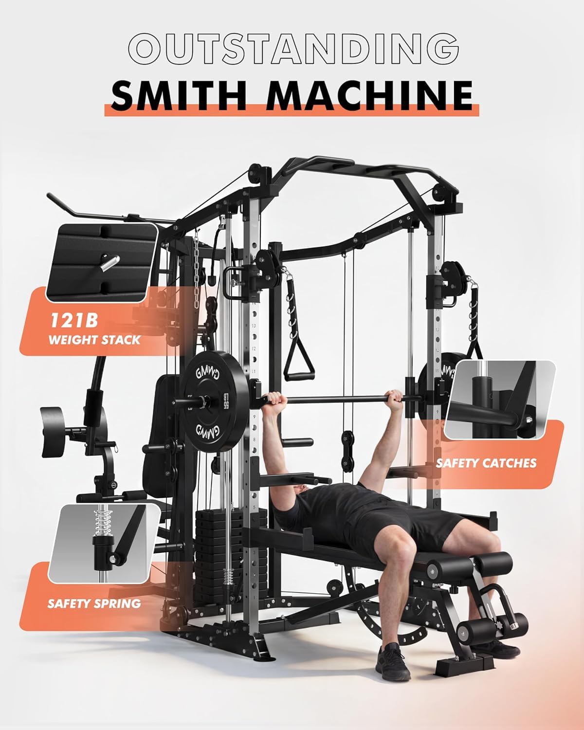Двухстанционный тренажер Смита – обзор и цена Home Gym Electric Machine
